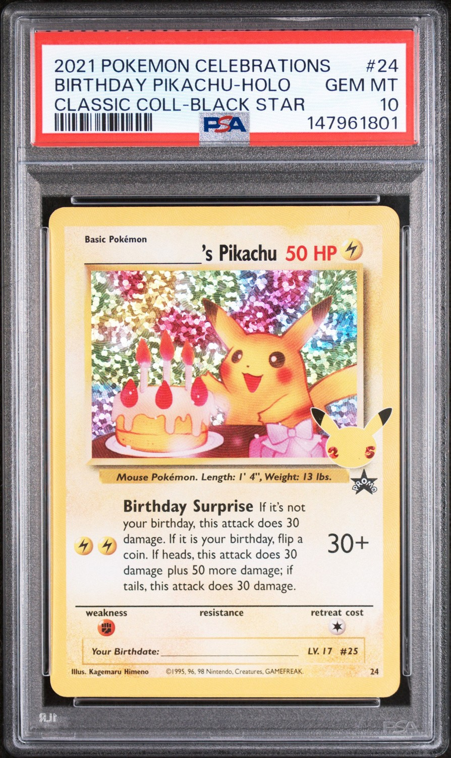 Birthday Pikachu