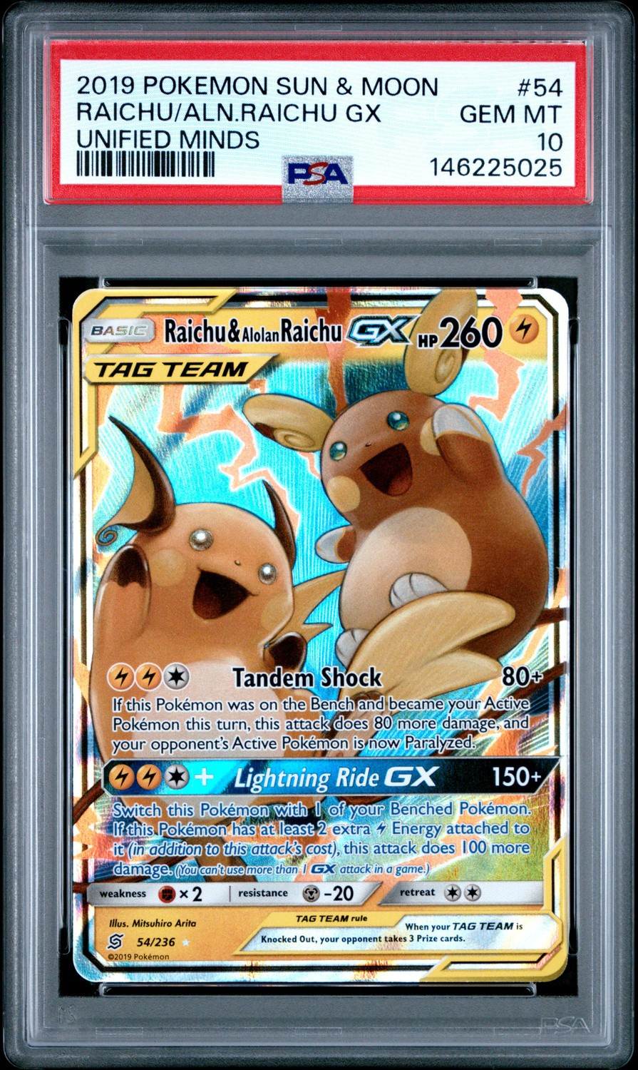 Raichu & Alolan Raichu GX