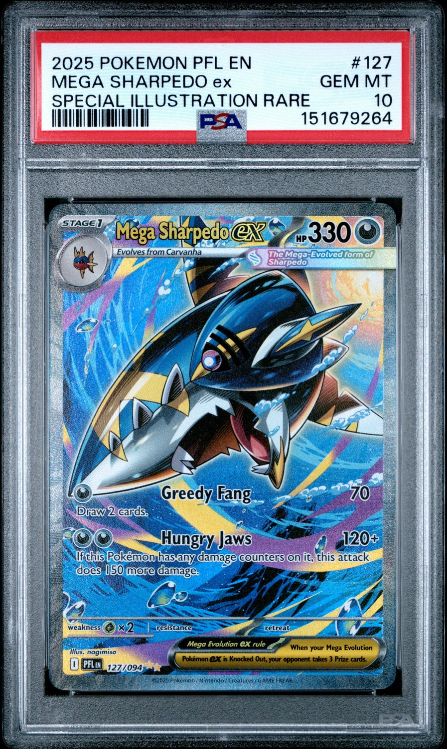 MEGA SHARPEDO ex