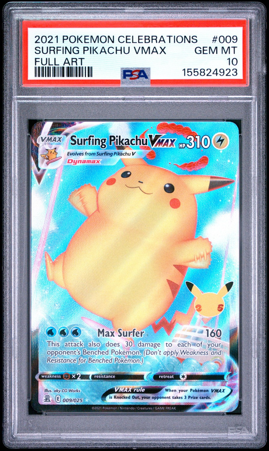 Surfing Pikachu VMAX