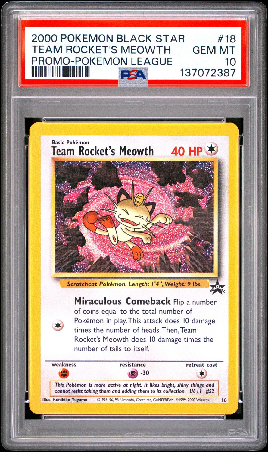 Team Rocket's Meowth