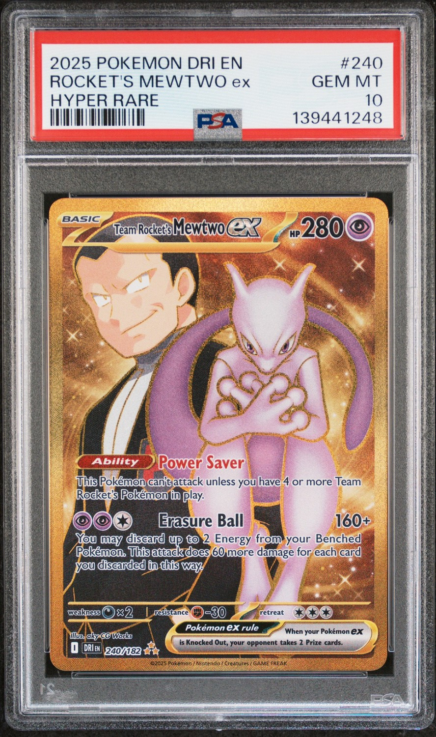 ROCKET'S MEWTWO ex