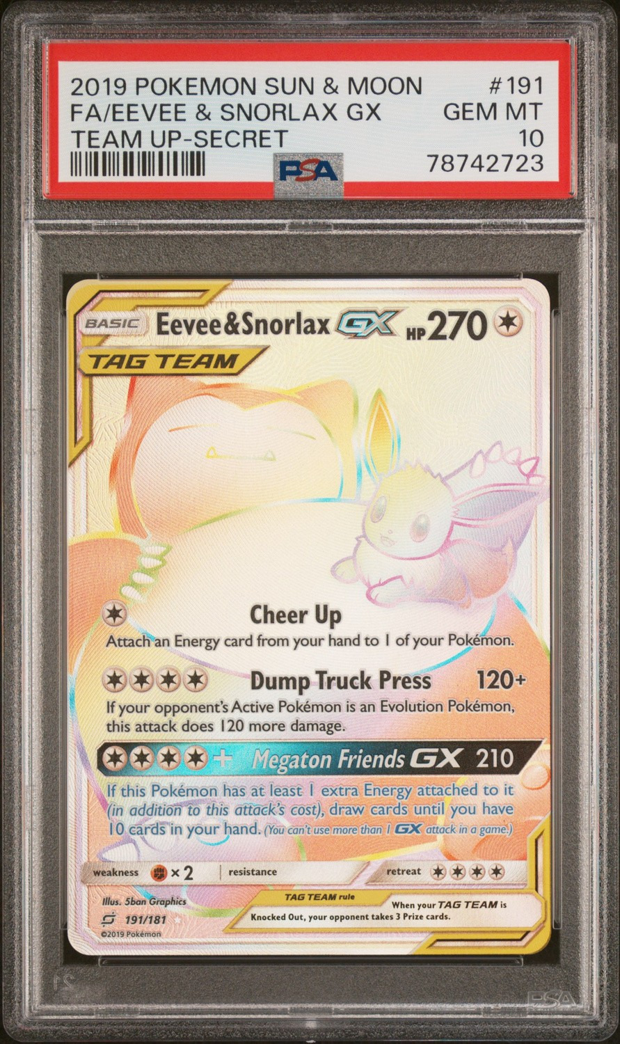 Eevee & Snorlax GX