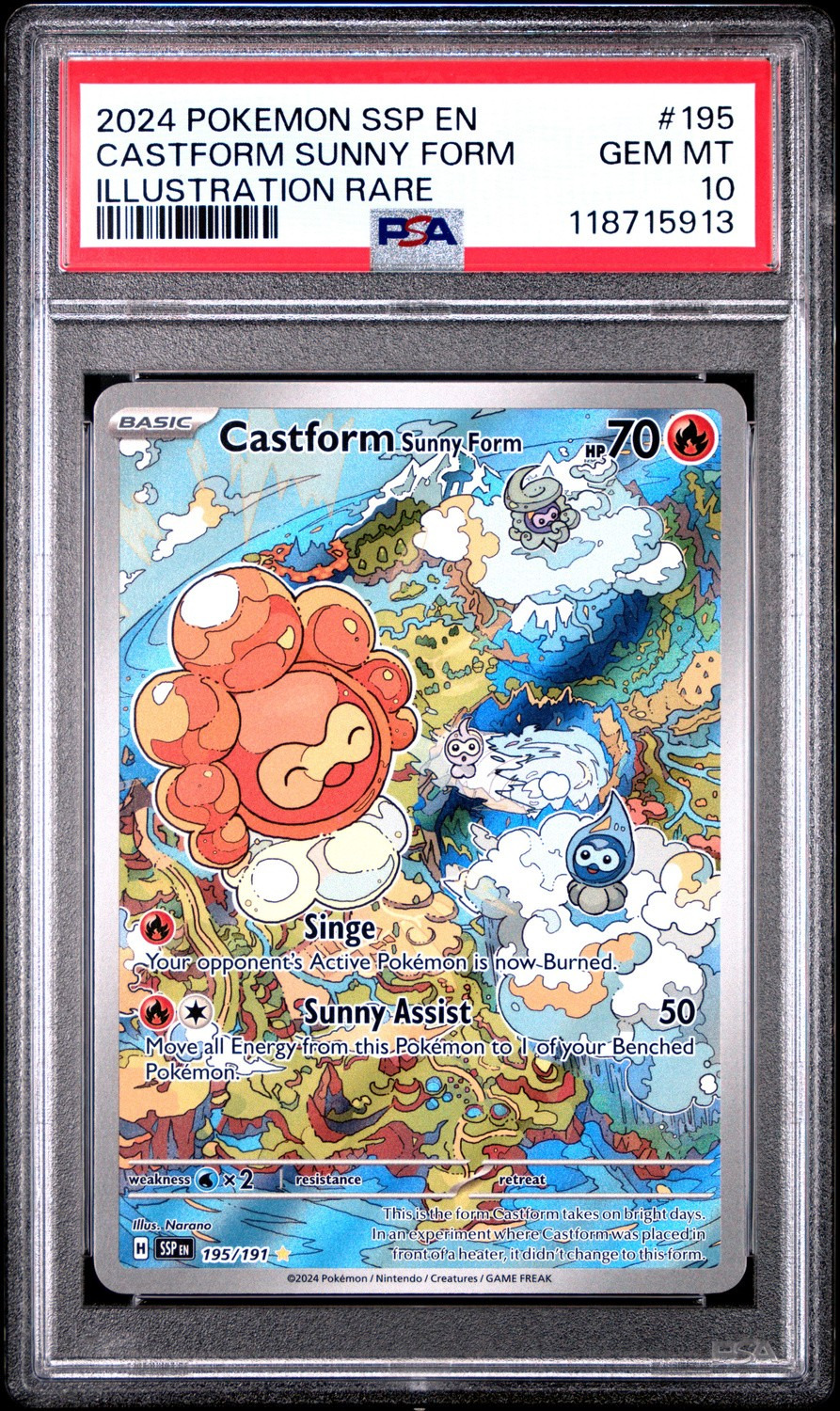 Castform Sunny Form