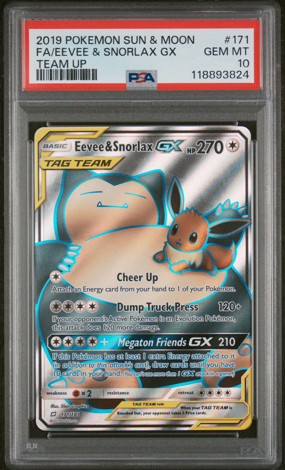 Eevee & Snorlax GX