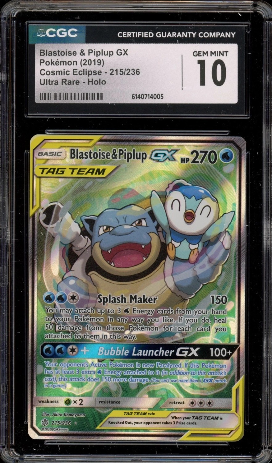 BLASTOISE & PIPLUP GX