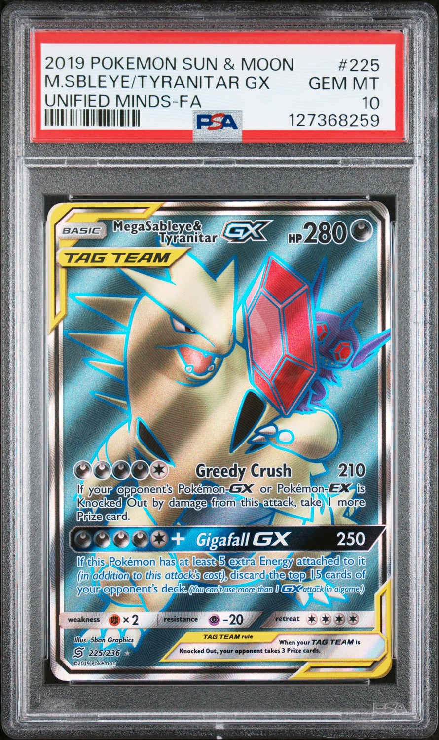 Mega Sableye & Tyranitar GX