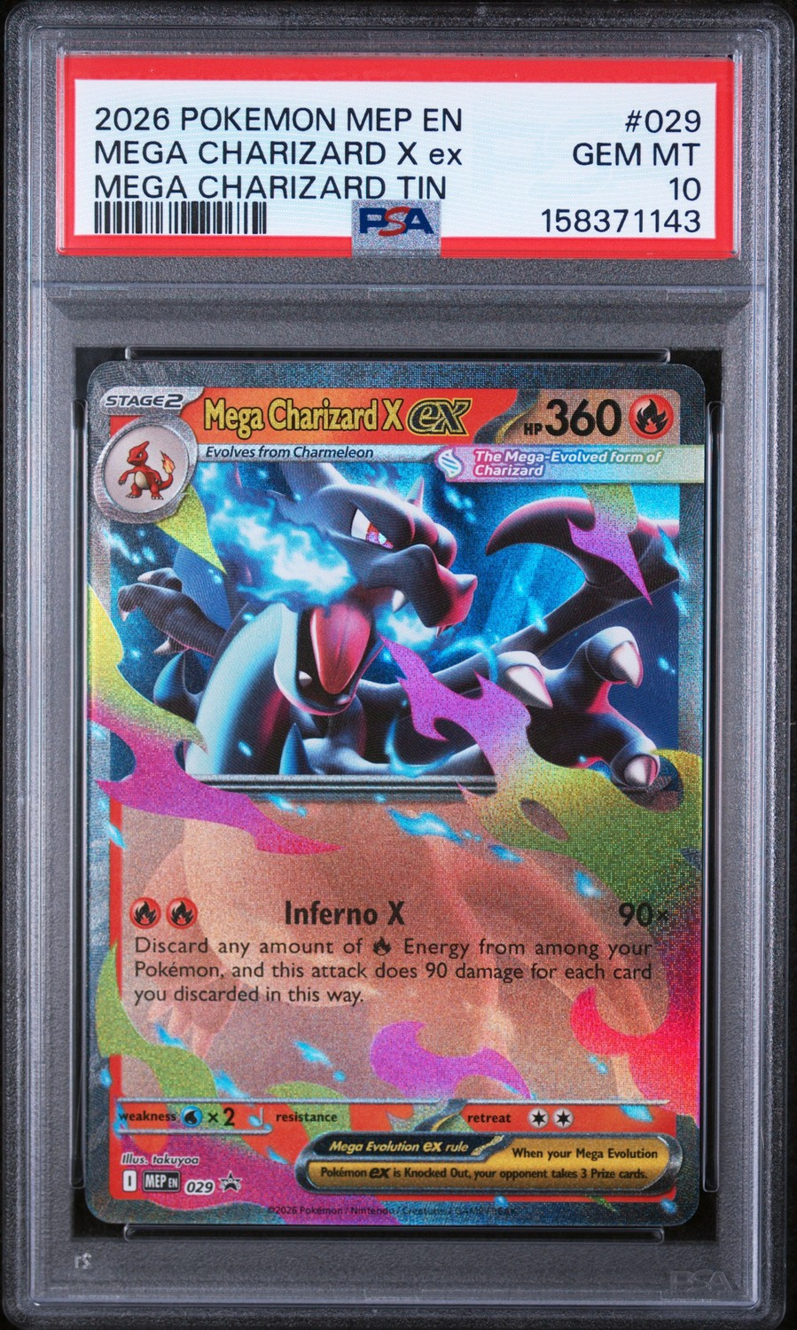 MEGA CHARIZARD X ex
