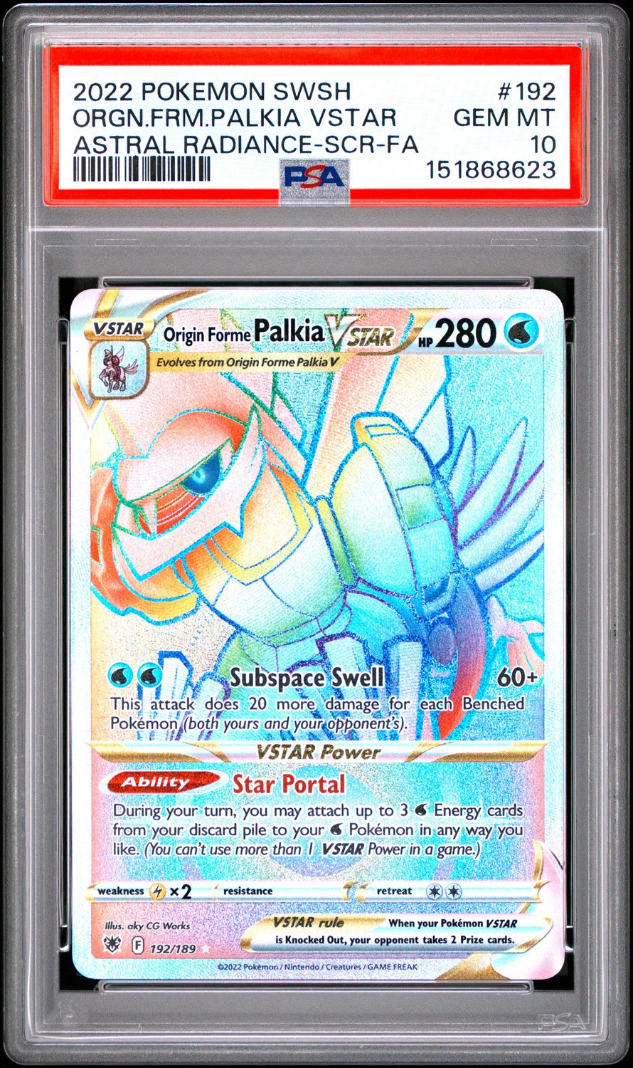 Organic Form Palkia VSTAR