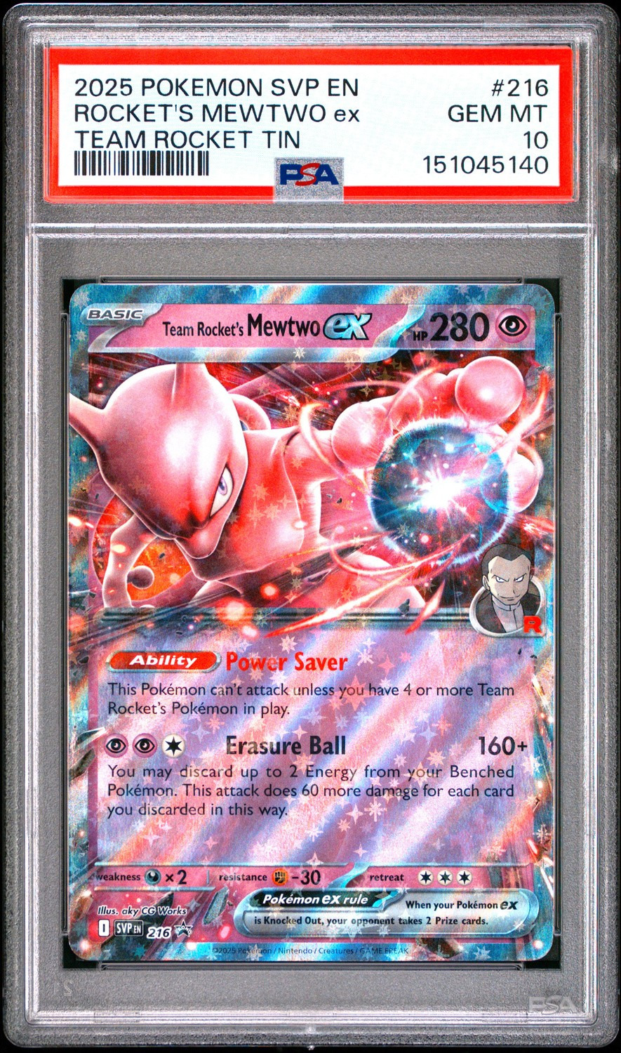 ROCKET'S MEWTWO ex