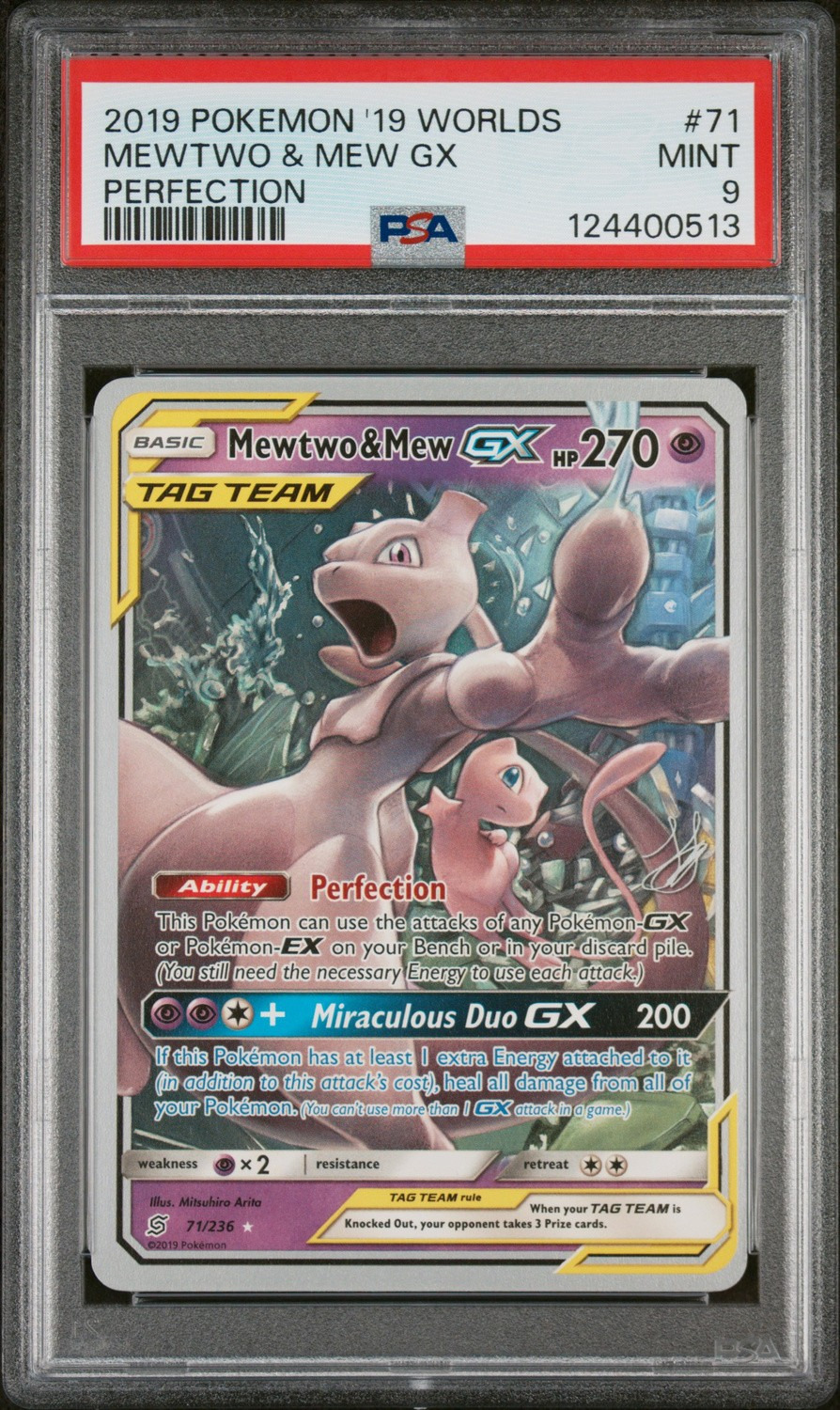 Mewtwo & Mew GX