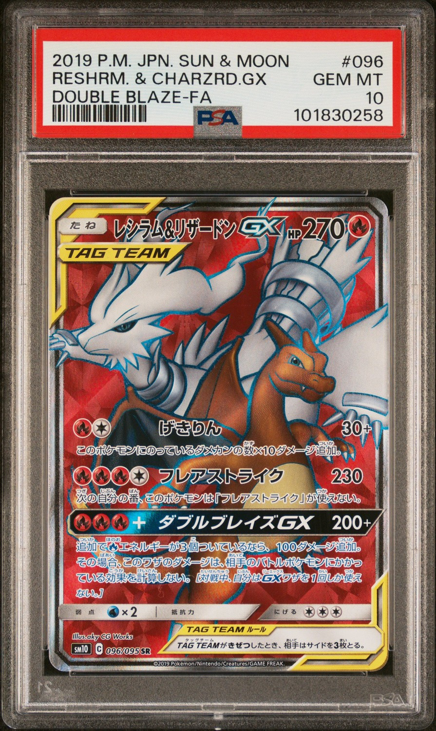 Reshiram & Charizard GX