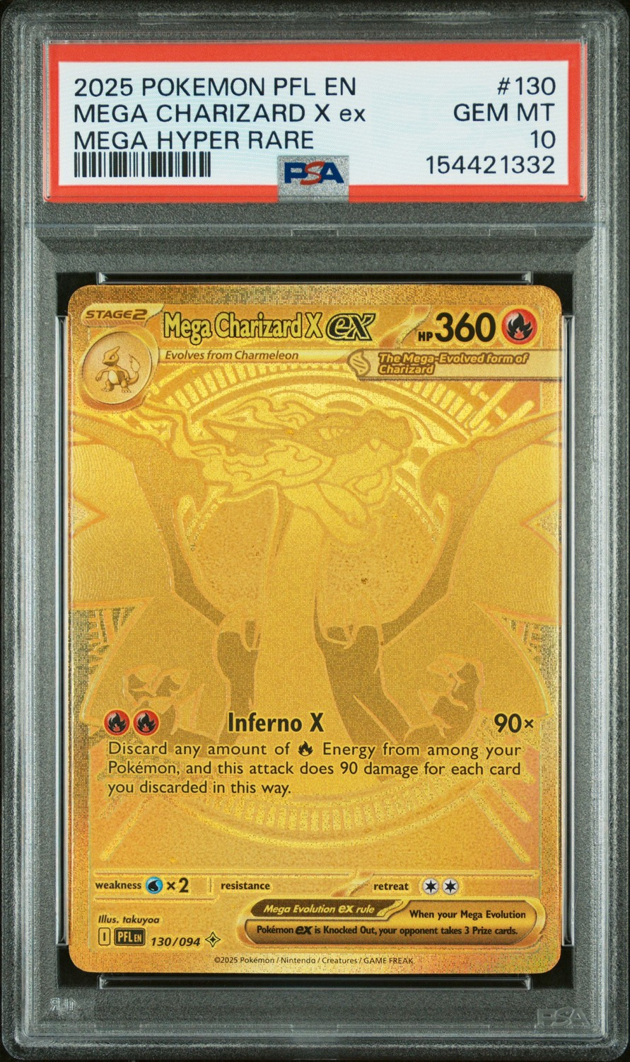 MEGA CHARIZARD X ex