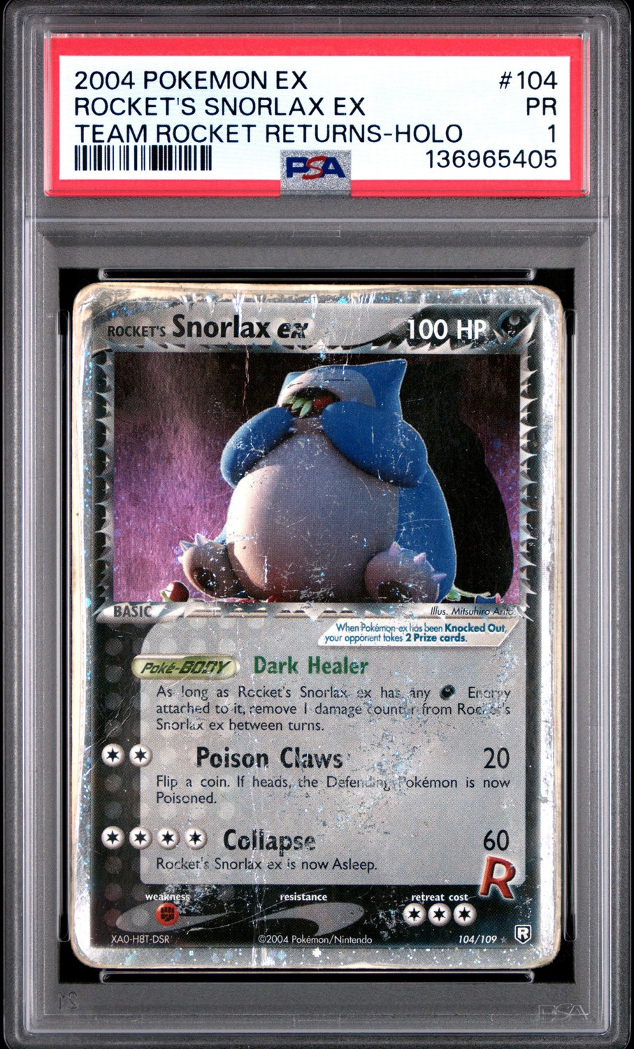 Rocket's Snorlax EX