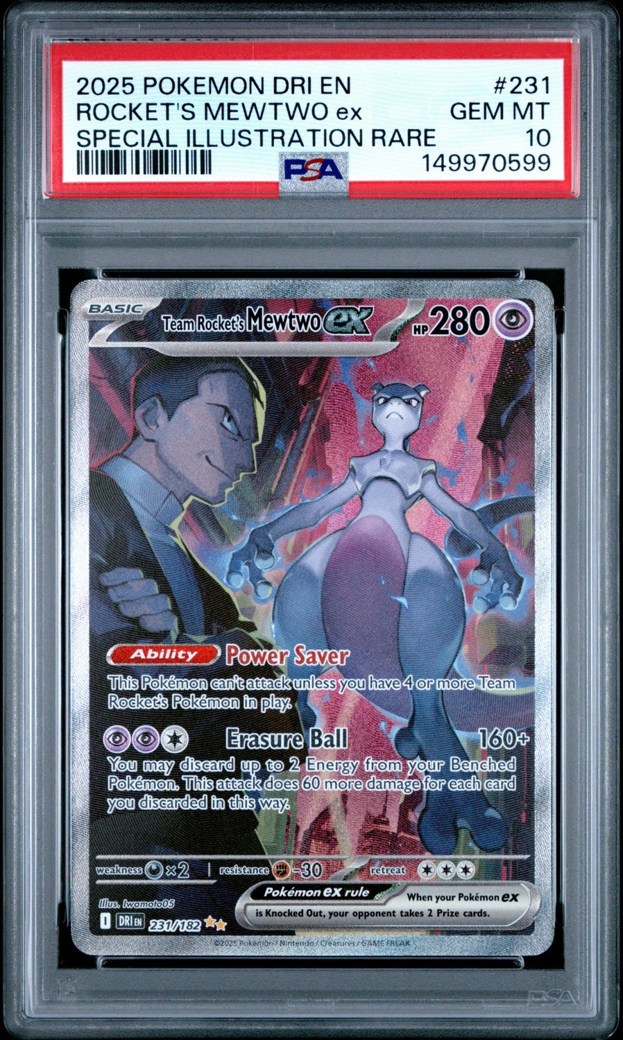 ROCKET'S MEWTWO ex