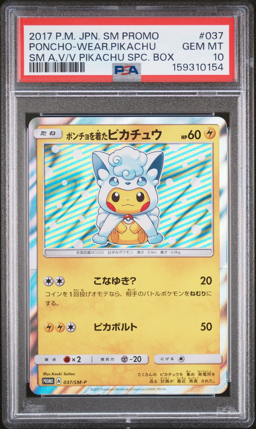 Poncho-Wearing Pikachu