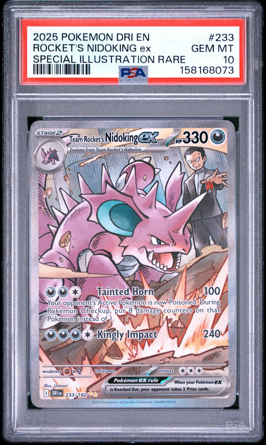 ROCKET'S NIDOKING ex