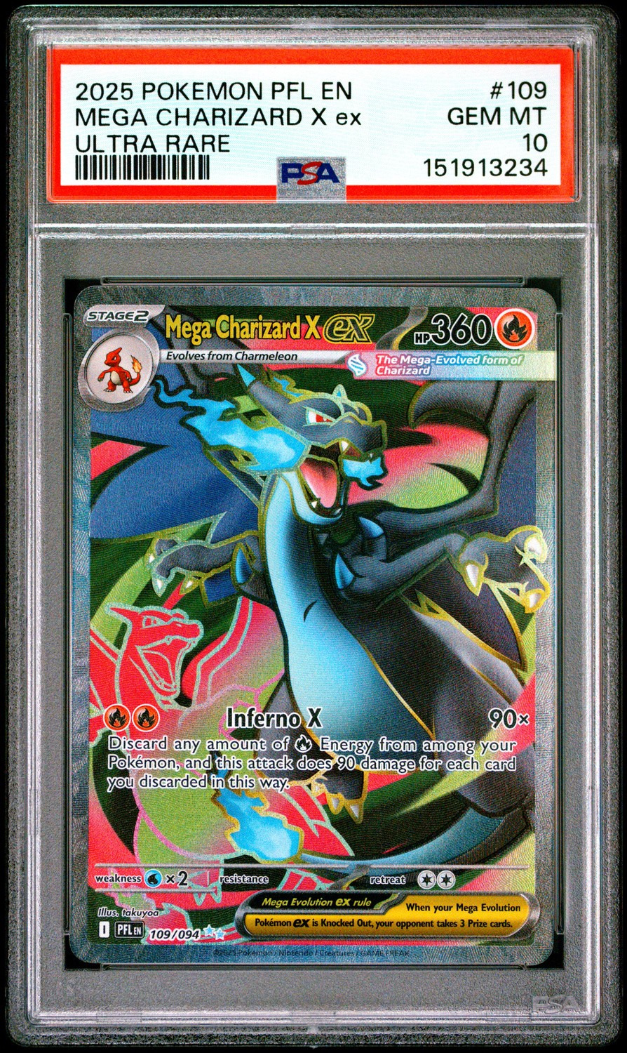 MEGA CHARIZARD X ex