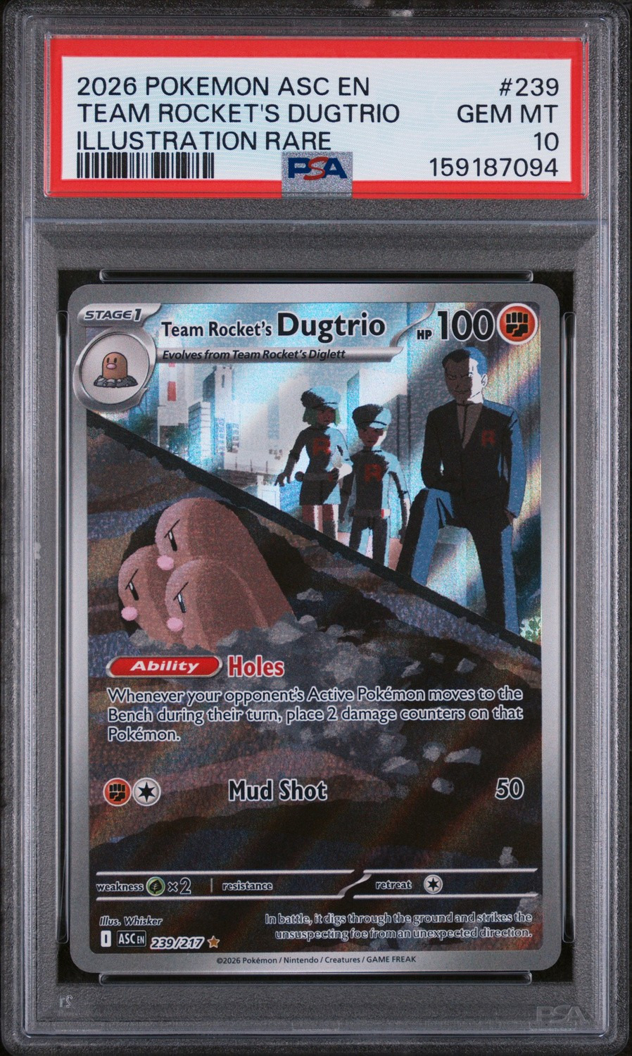 Team Rocket's Dugtrio