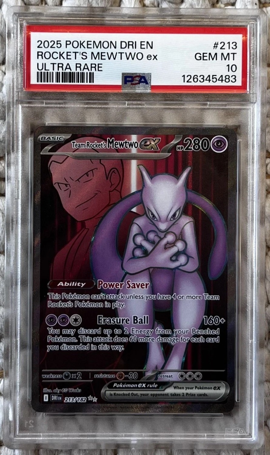 ROCKET'S MEWTWO ex