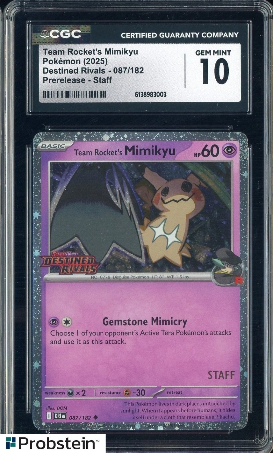 TEAM ROCKET'S MIMIKYU