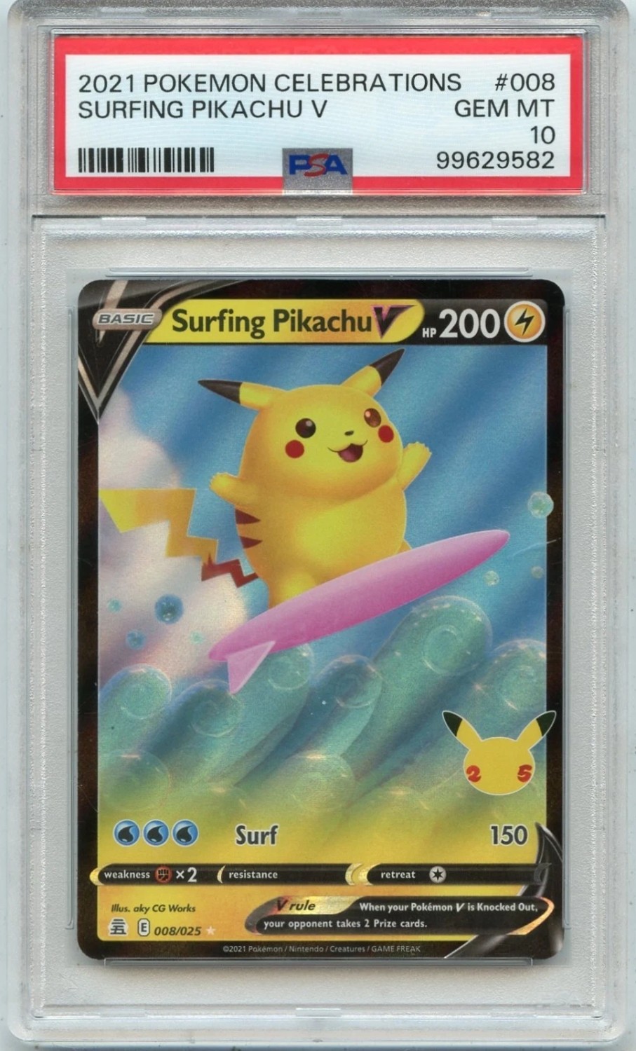 Surfing Pikachu V