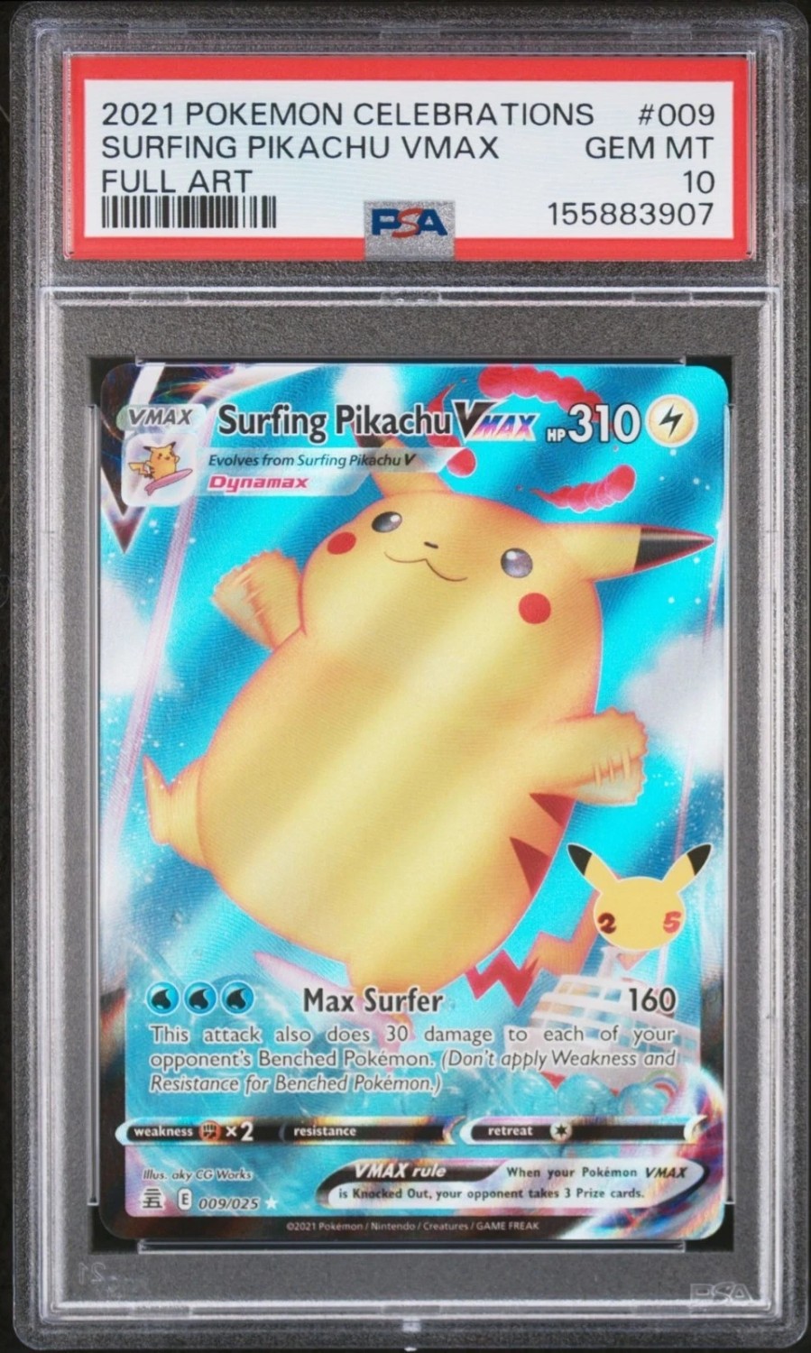 Surfing Pikachu VMAX