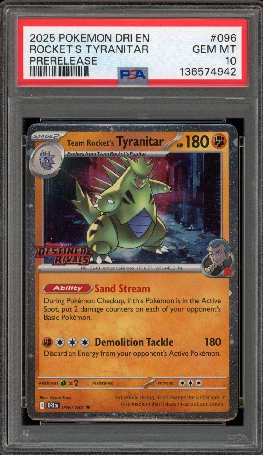 Rocket's Tyranitar