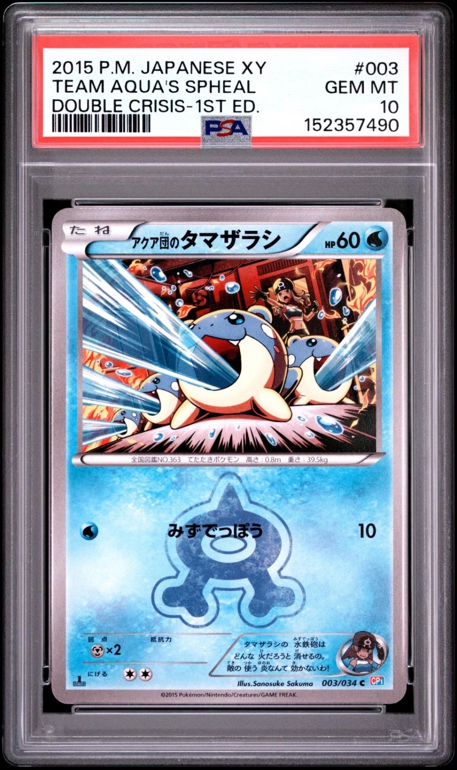 Team Aqua's Spheal