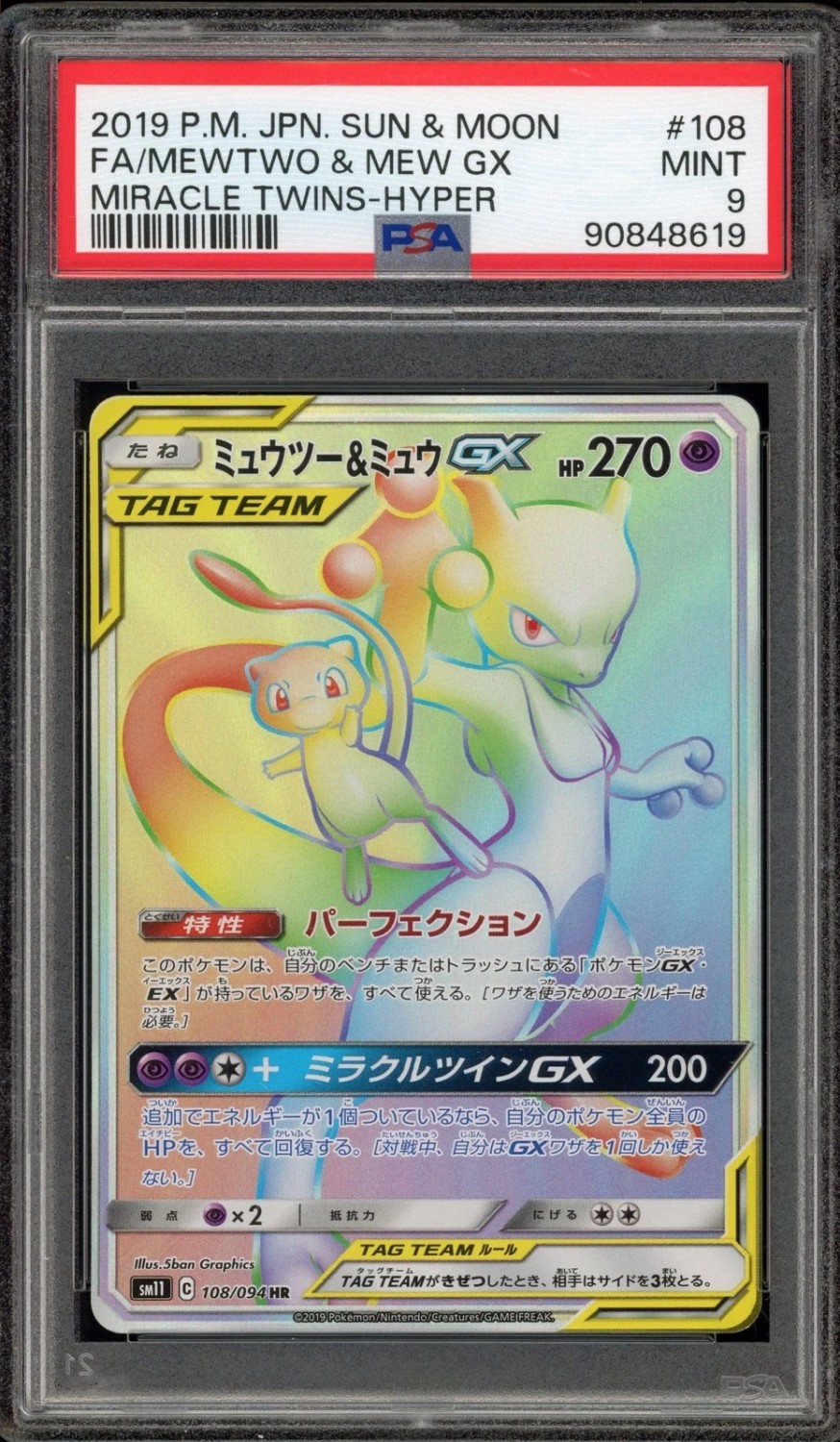 Mewtwo & Mew GX