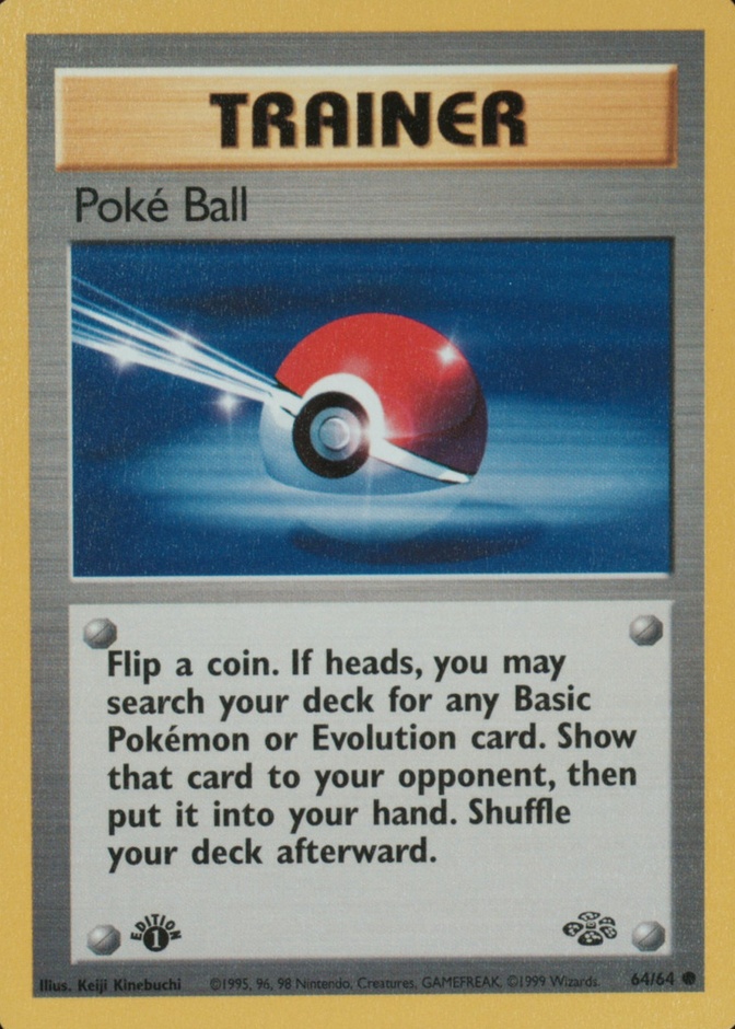 Poke Ball · Reverse Holo · 1st Edition