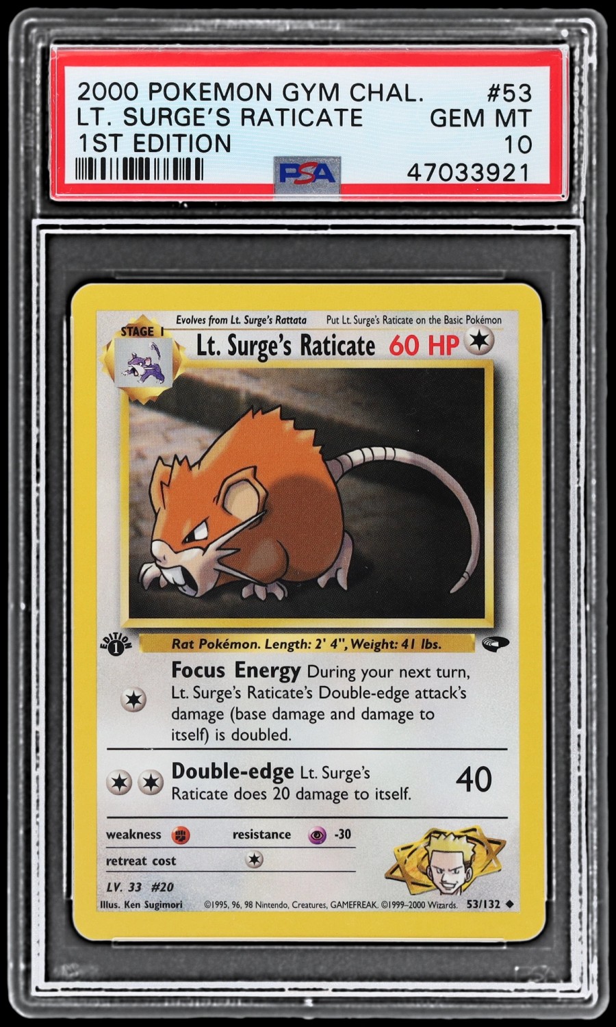 Lt. Surge's Raticate