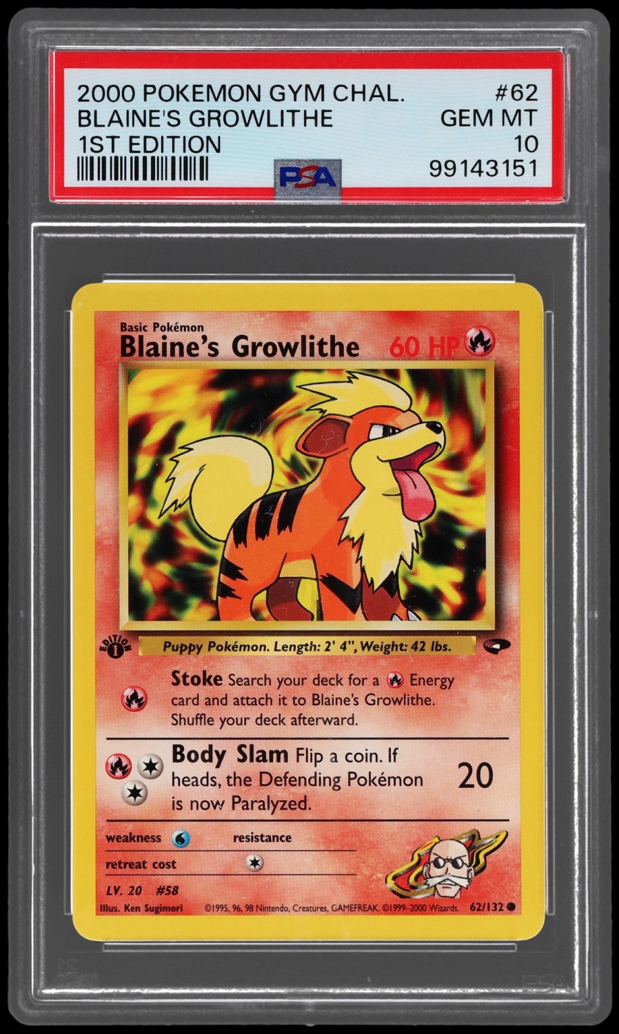 Blaine's Growlithe