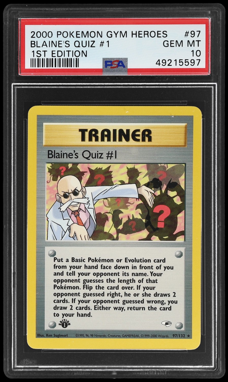 Blaine's Quiz #1