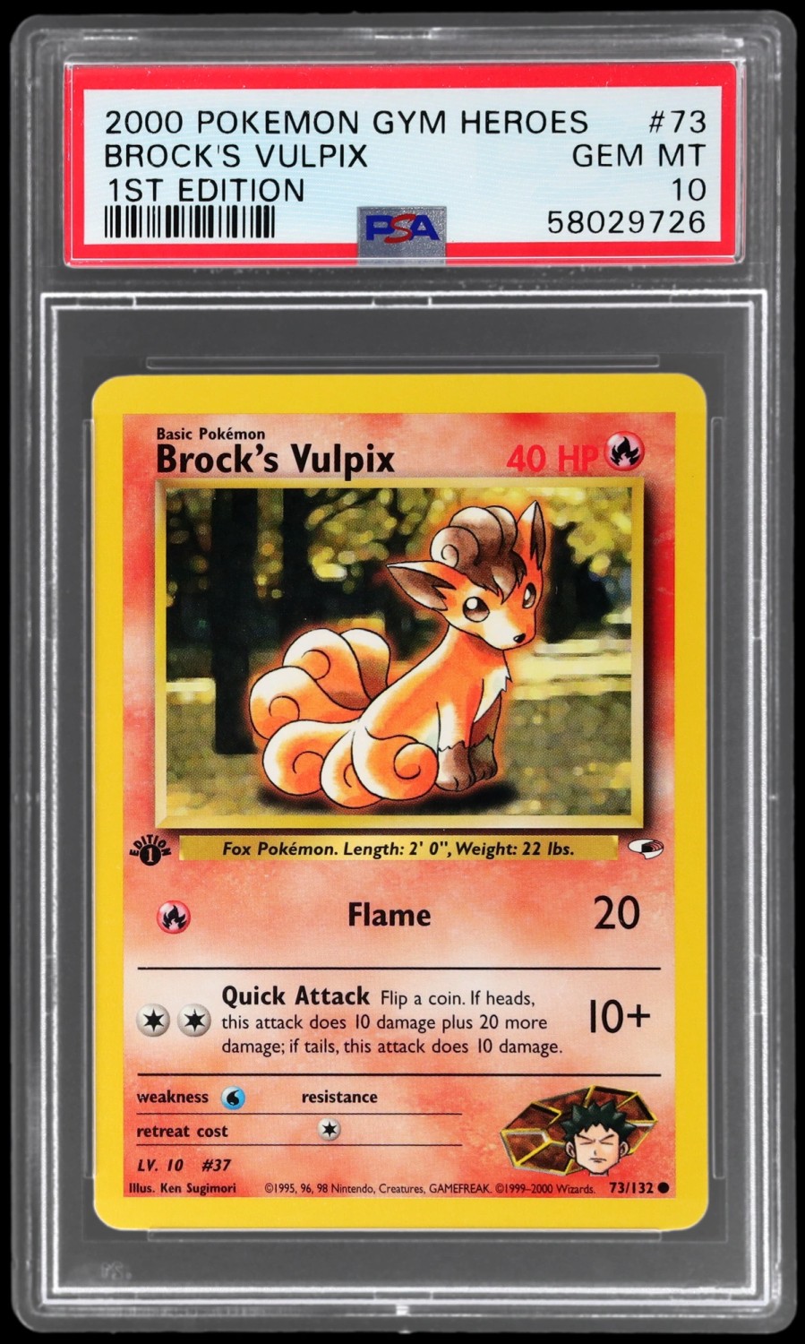 Brock's Vulpix