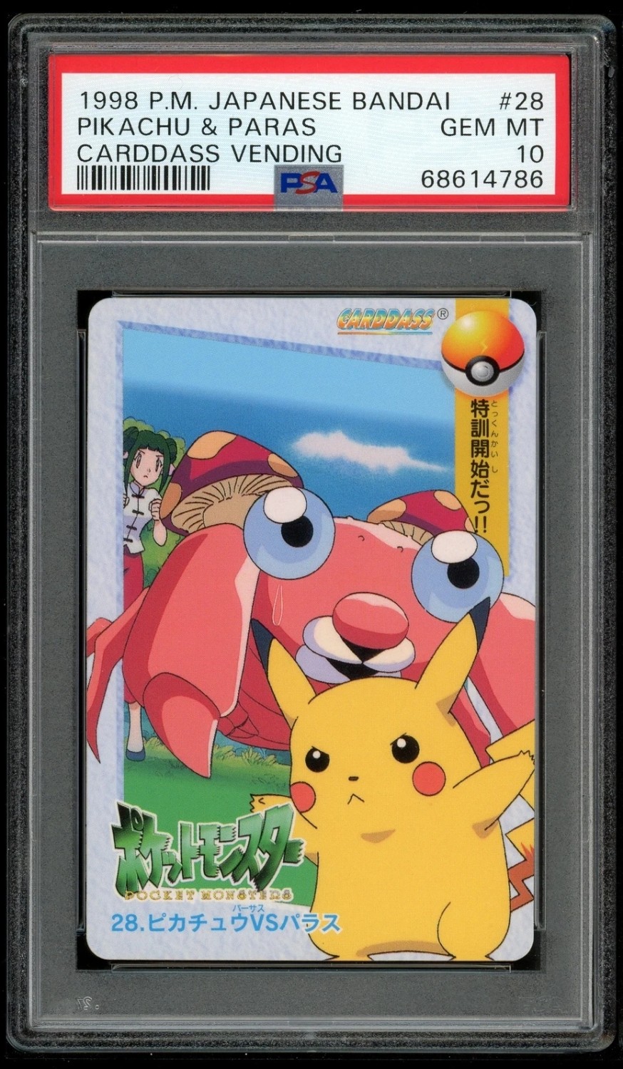 Pikachu & Paras