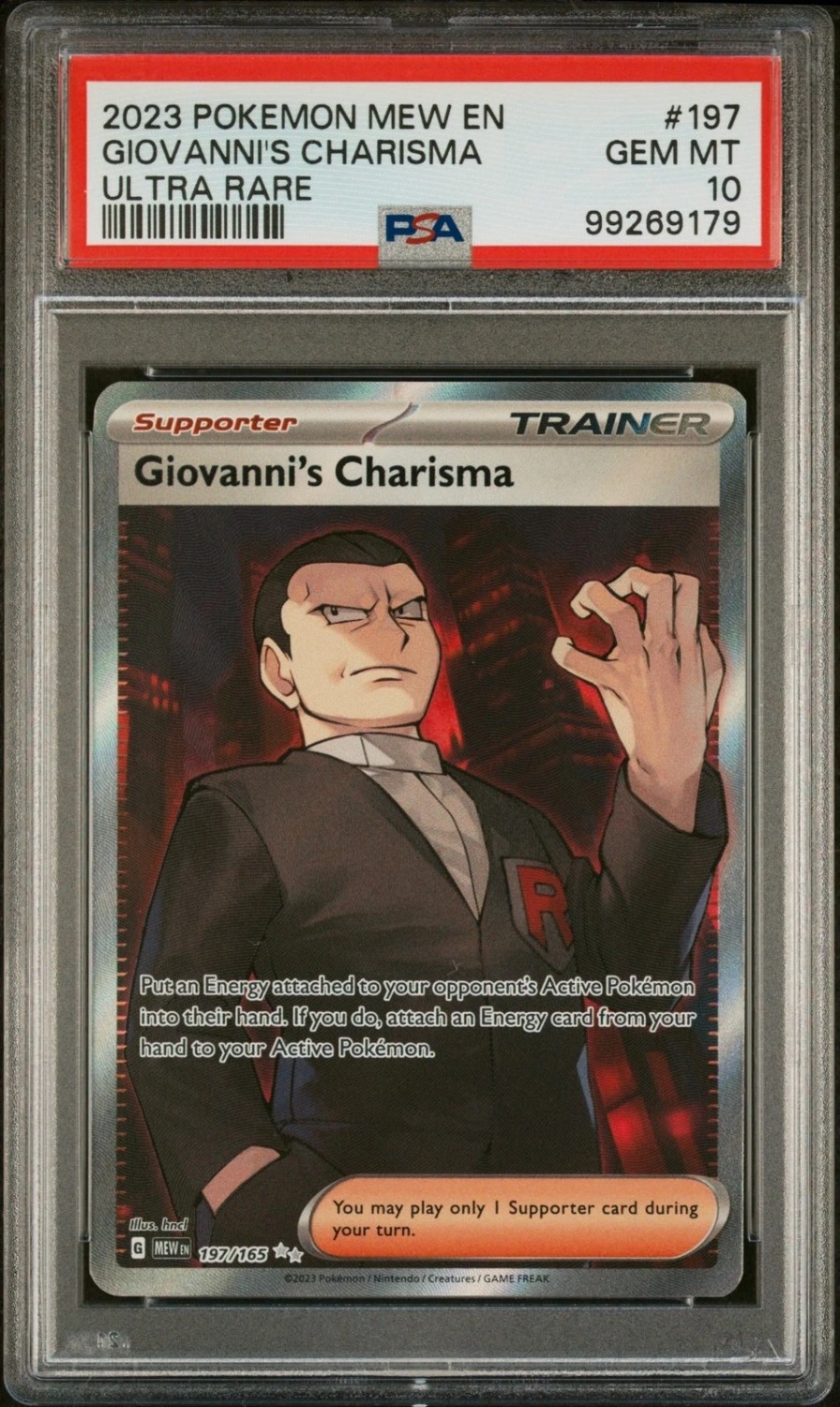 Giovanni's Charisma