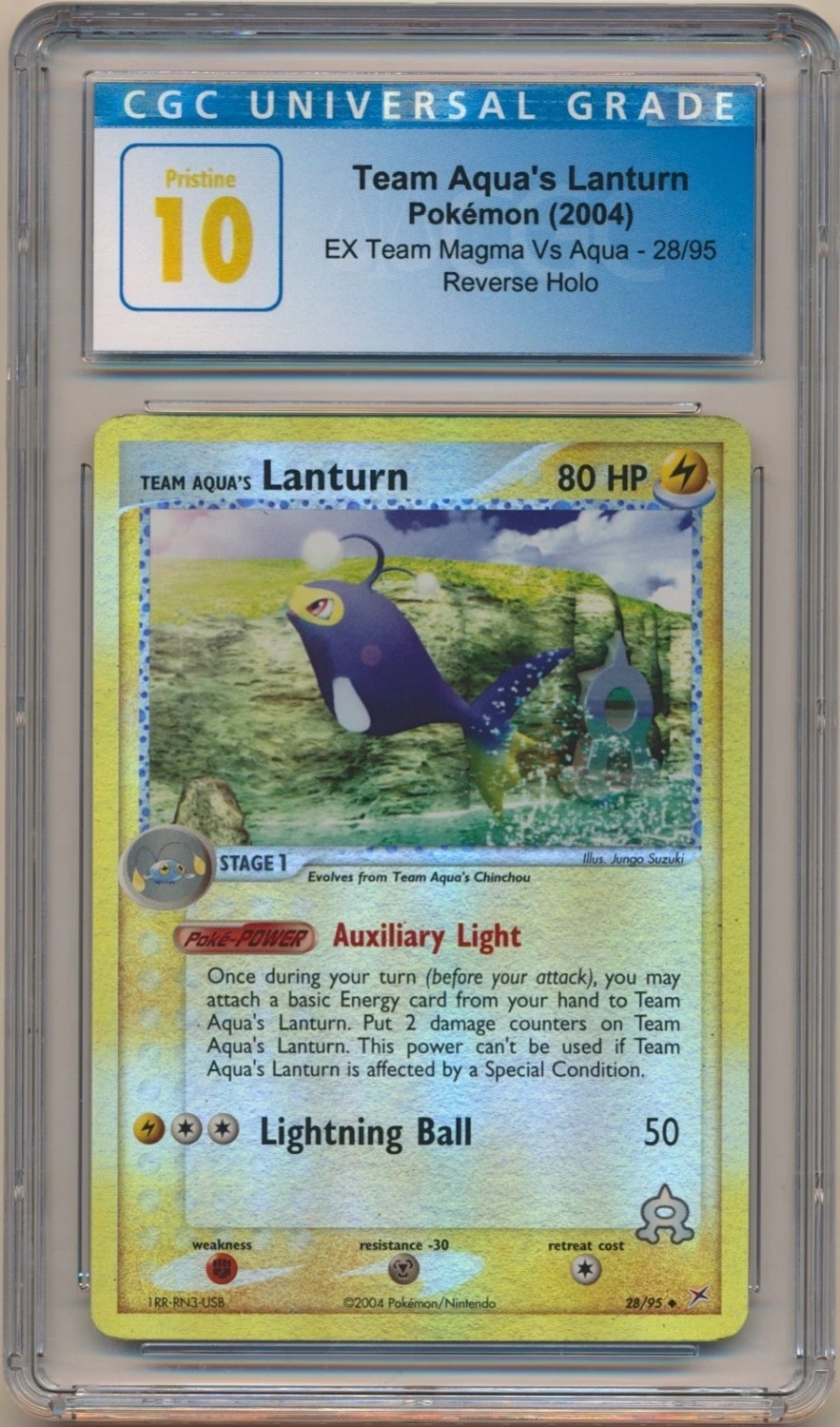 Team Aqua's Lanturn