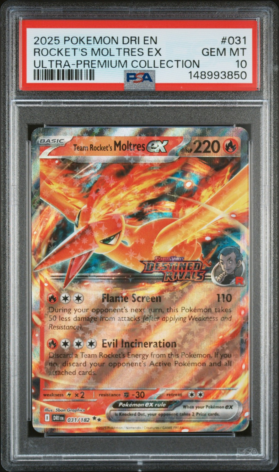 Rocket's Moltres EX