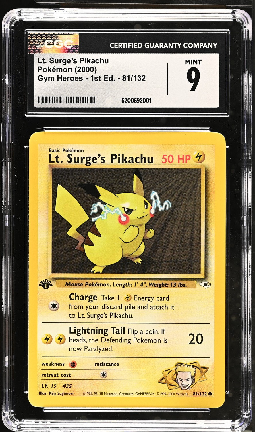 Lt. Surge's Pikachu