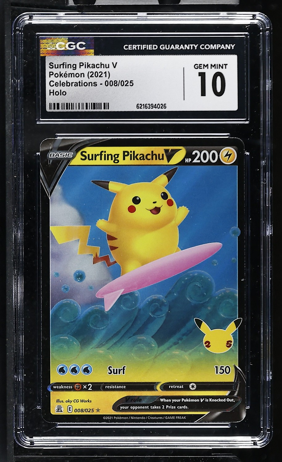Surfing Pikachu V