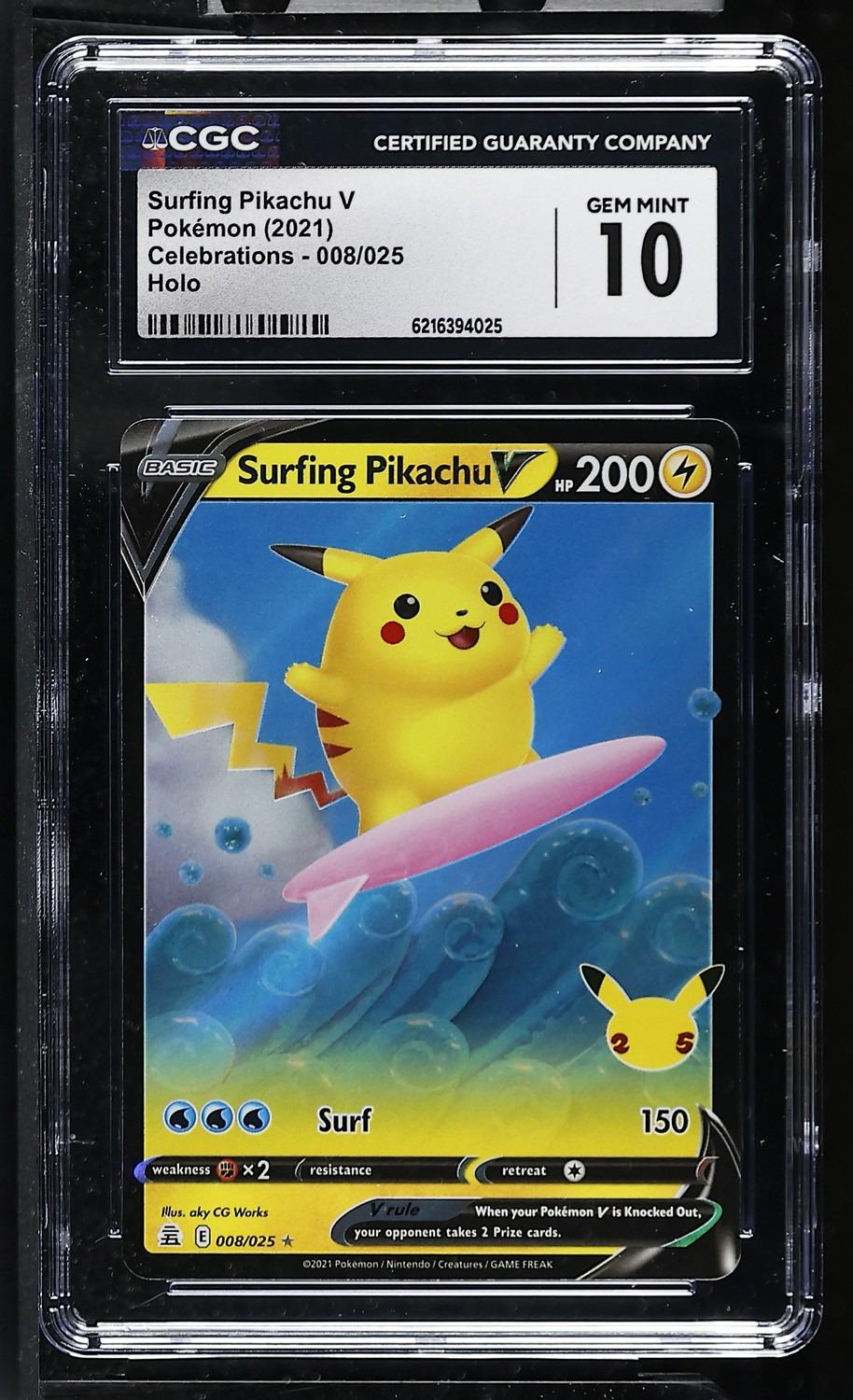 Surfing Pikachu V