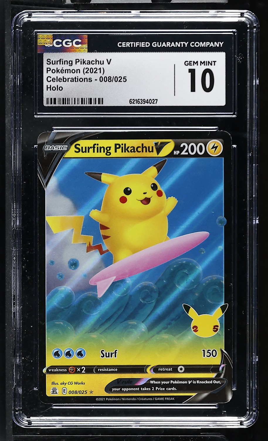 Surfing Pikachu V