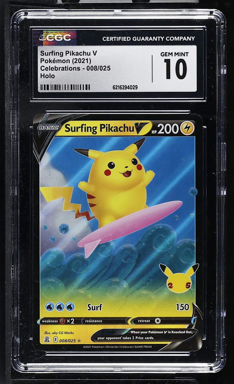 Surfing Pikachu V