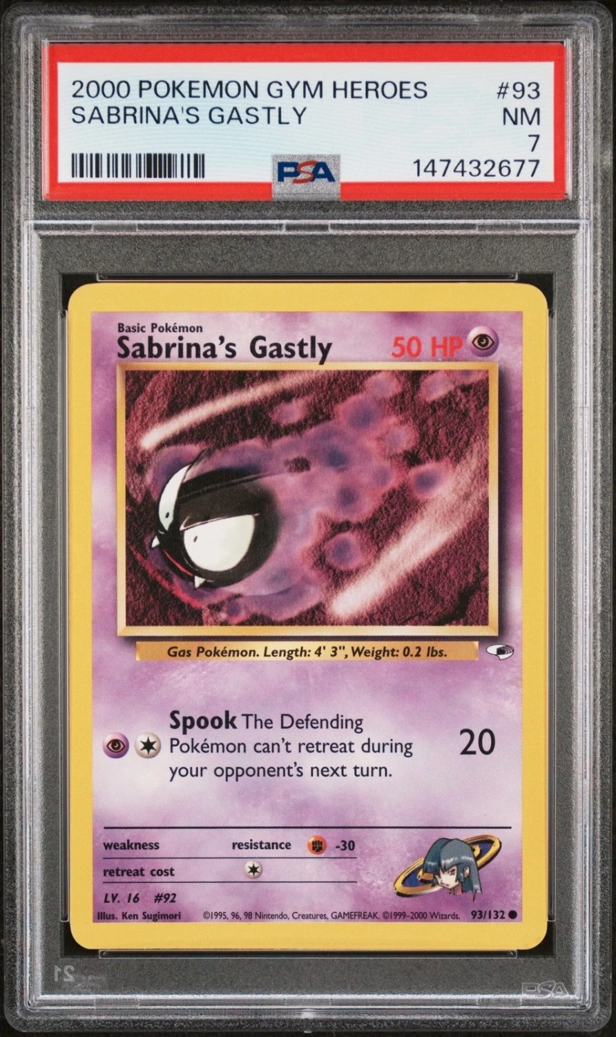 SABRINA'S GASTLY