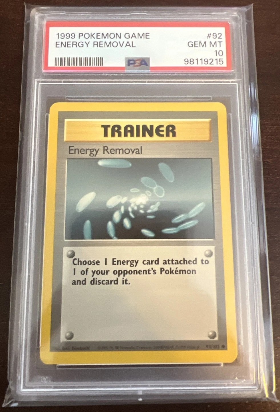 ENERGY REMOVAL