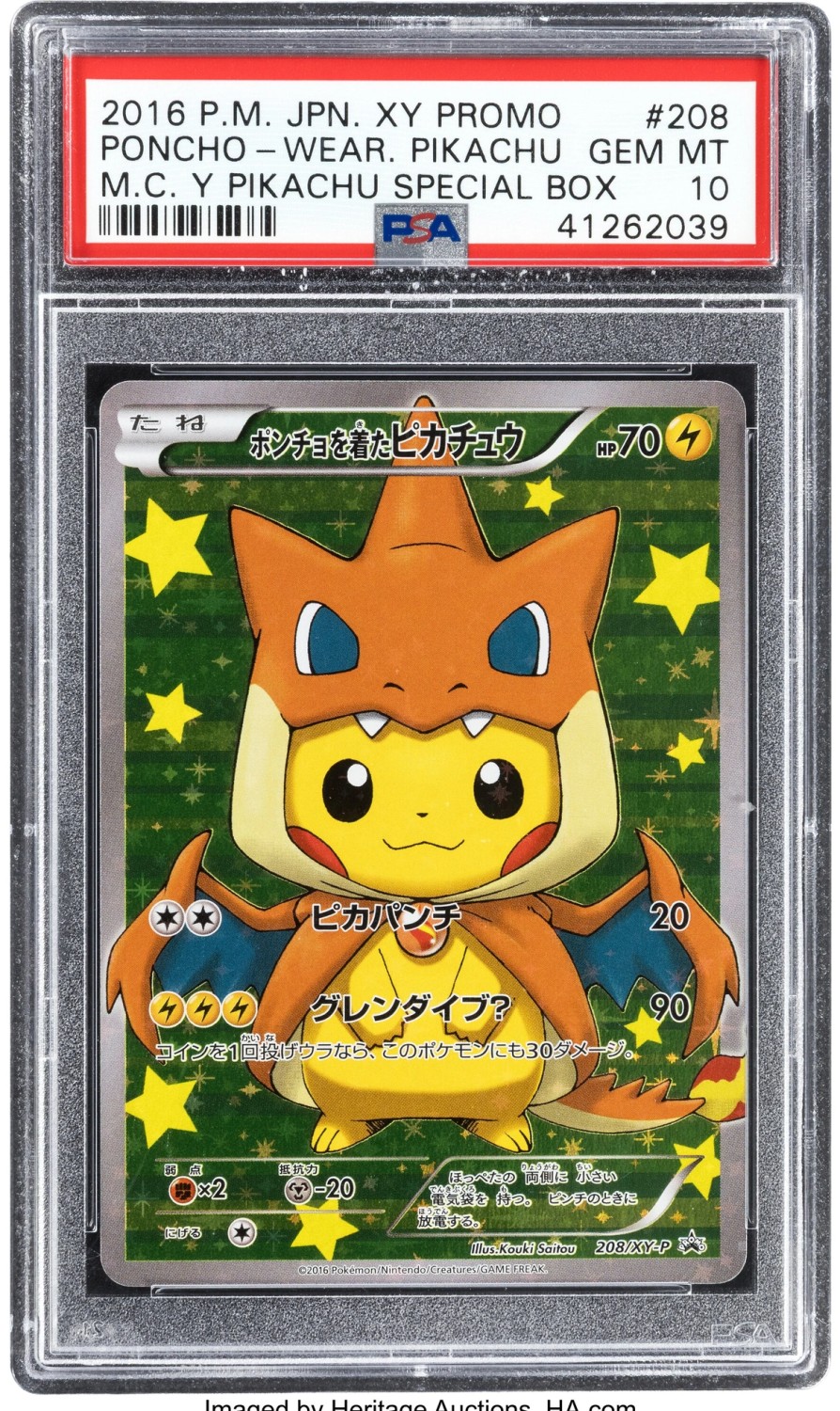 Poncho-wearing Pikachu