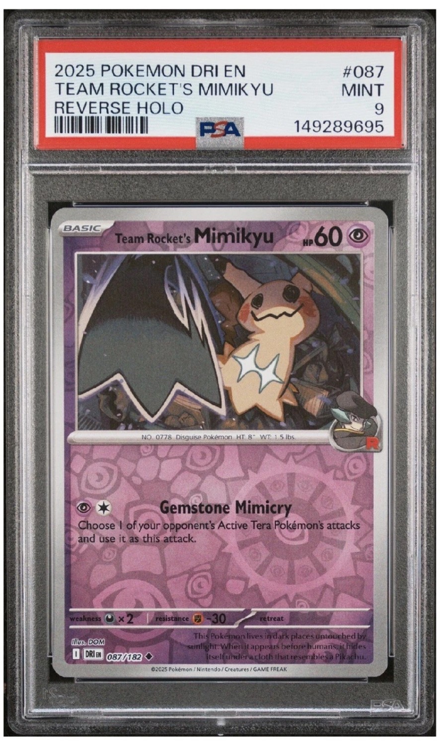 TEAM ROCKET'S MIMIKYU