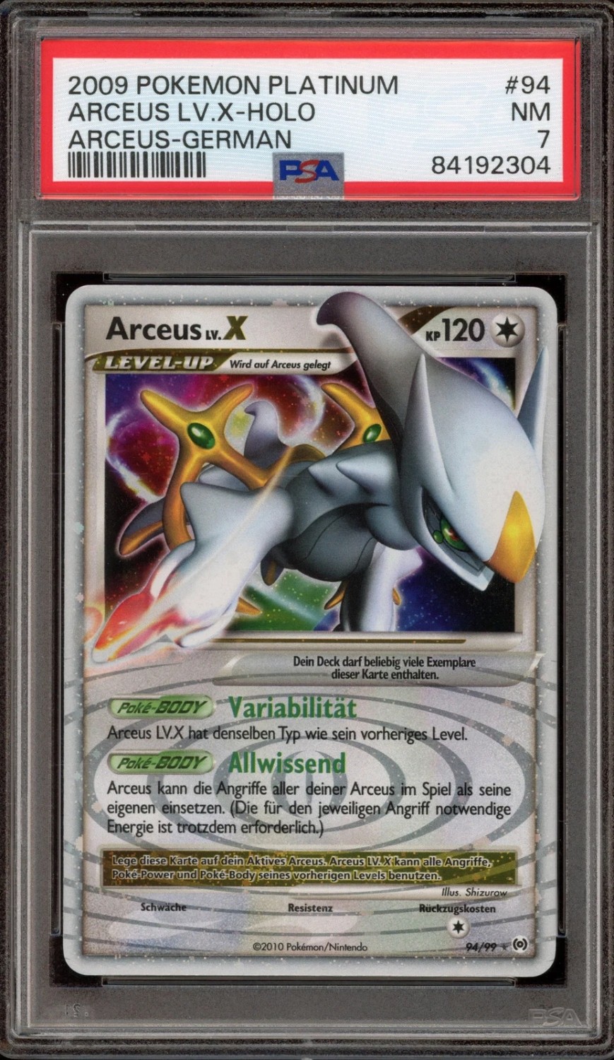 ARCEUS LV.X-HOLO