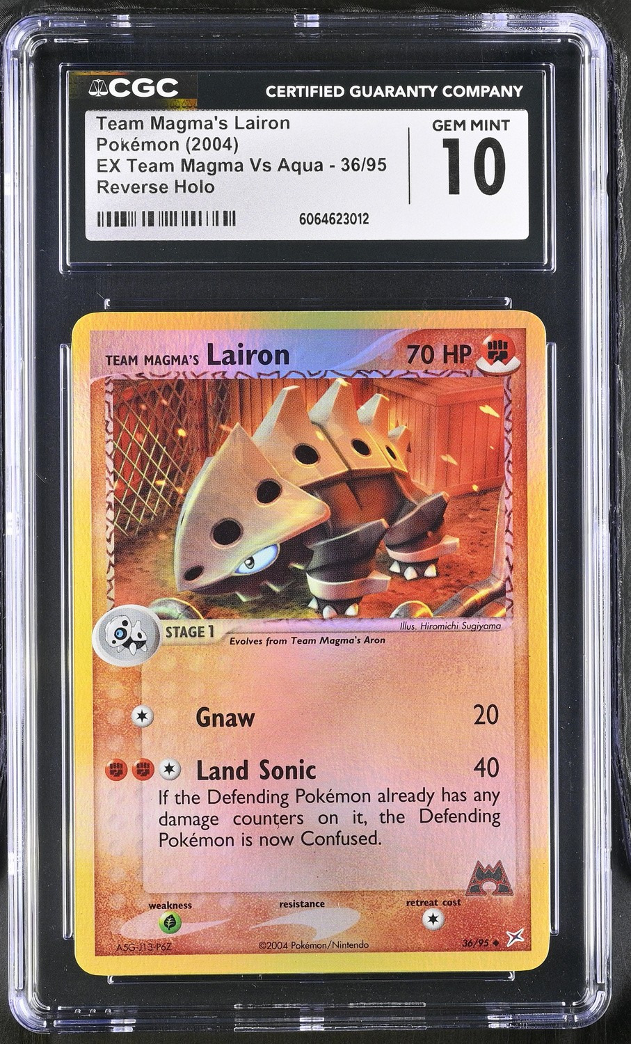 Team Magma's Lairon